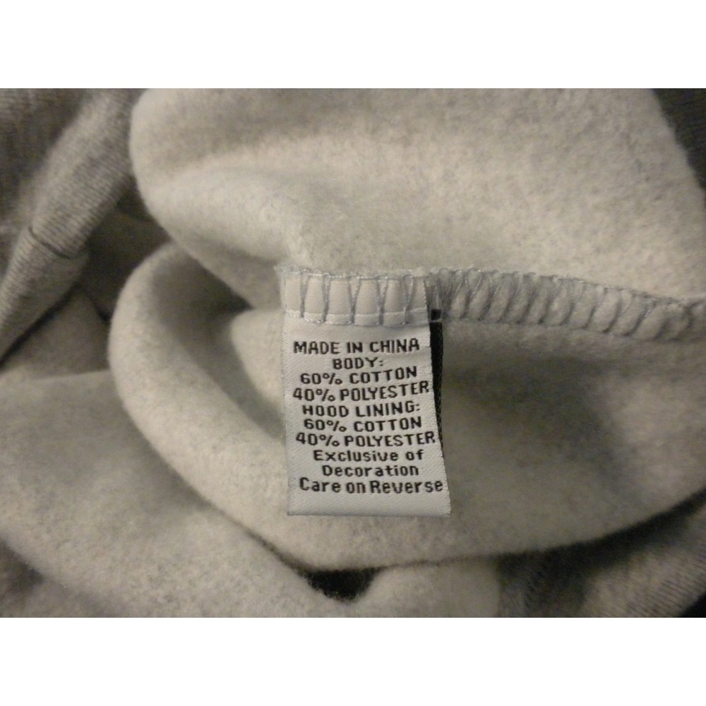 Kansas Jayhawks Hoodie Sweatshirt Mens S Gray Full Zip J America Rock Chalk - Picture 6 of 9